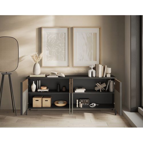 Jules - Buffet Bas - 4 Portes - 206 Cm