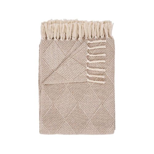 Lolita - Plaid - 130x180 Cm - Motif Géométrique - En Coton