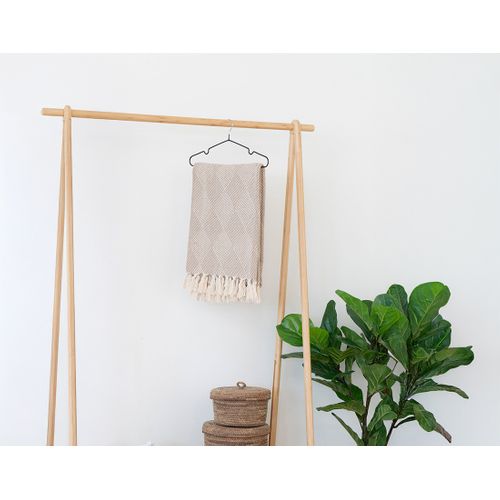 Lolita - Plaid - 130x180 Cm - Motif Géométrique - En Coton