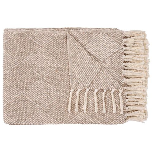 Lolita - Plaid - 130x180 Cm - Motif Géométrique - En Coton