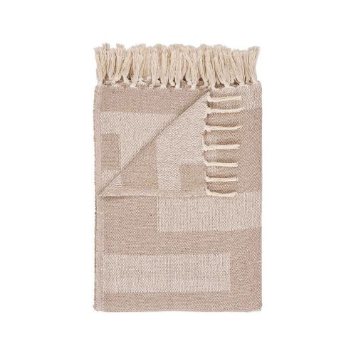 Noelia - Plaid - 130x180 Cm - Motif Abstrait - En Coton