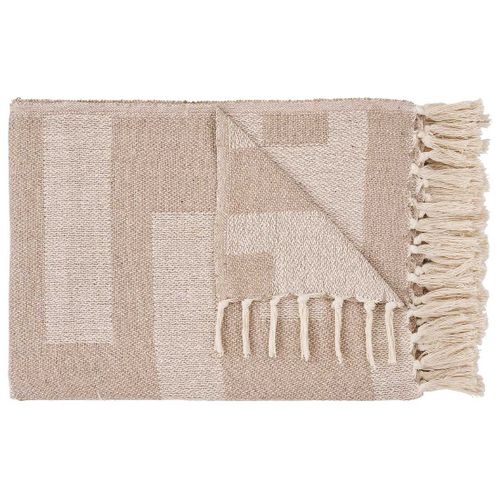 Noelia - Plaid - 130x180 Cm - Motif Abstrait - En Coton