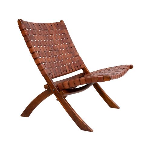 Fernando - Fauteuil - En Simili Marron