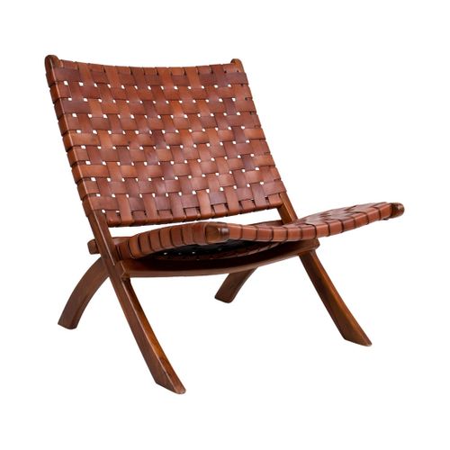 Fernando - Fauteuil - En Simili Marron