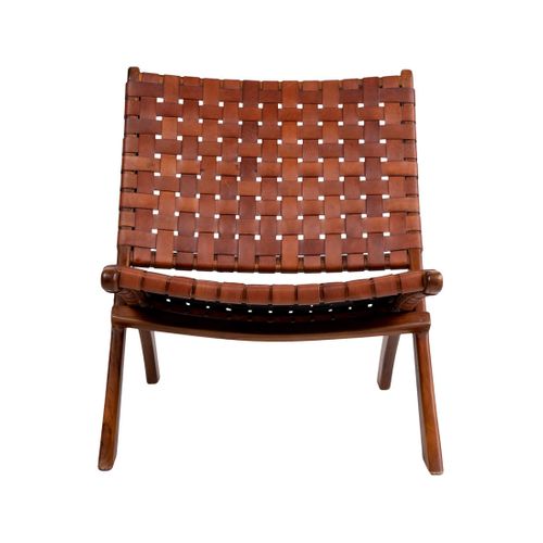 Fernando - Fauteuil - En Simili Marron