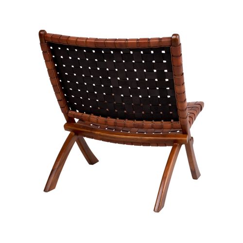 Fernando - Fauteuil - En Simili Marron