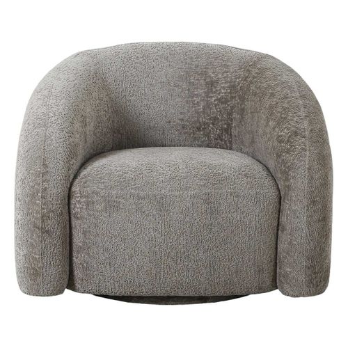 Nicolo - Fauteuil Pivotant - En Tissu Texturé
