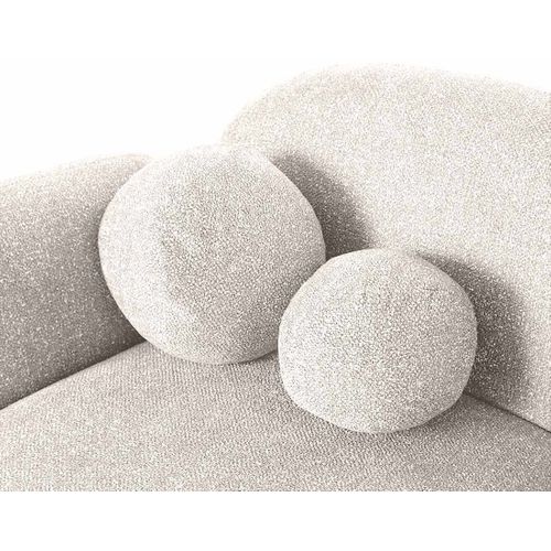 Velris - Canapé D'angle Droit 3 Places En Tissu Moucheté