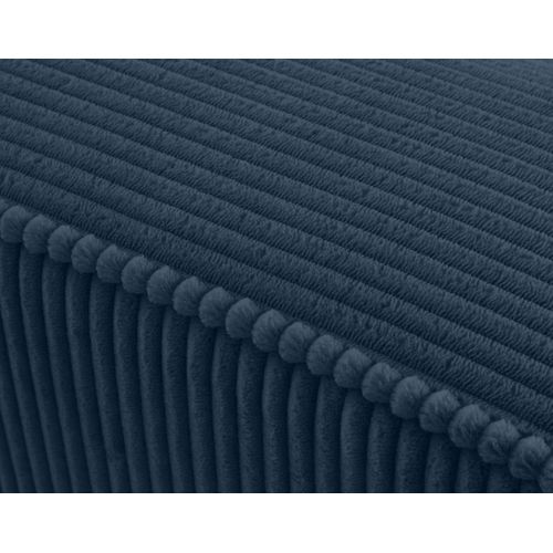 Topaze - Canapé Droit 4 Places Avec Double Méridienne - Assise Profonde - En Velours Côtelé