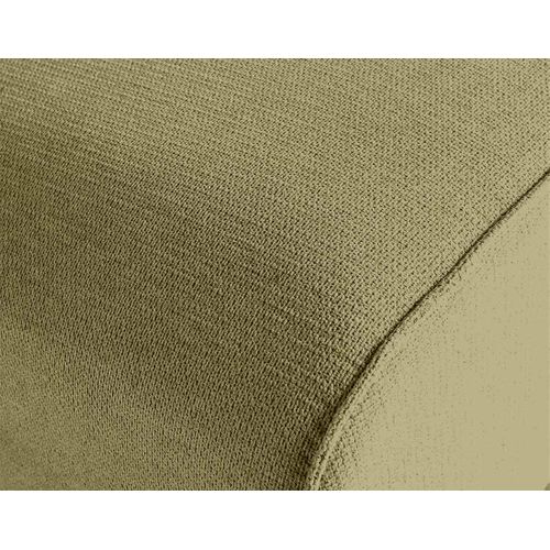 Suaro - Canapé Modulable 2 Places En Tissu Texturé Vert Sauge