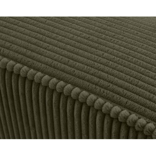 Topaze - Canapé Droit 4 Places Avec Double Méridienne - Assise Profonde - En Velours Côtelé