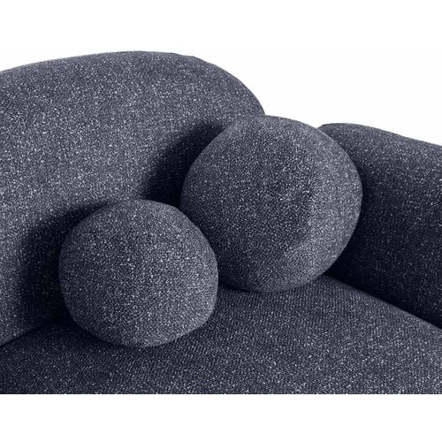 Velris - Canapé D'angle Gauche 3 Places En Tissu Moucheté