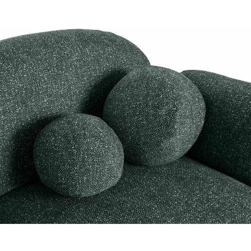 Velris - Canapé D'angle Gauche 3 Places En Tissu Moucheté