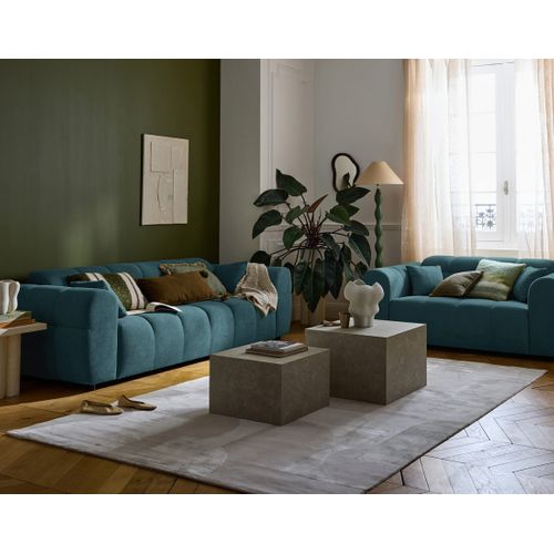 Ray - Canapé Droit 3 Places En Tissu Texturé