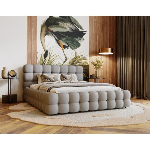 Darling - Lit Coffre - 140x200 Cm - Sommier Inclus - En Velours