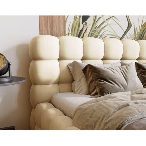 Darling - Lit Coffre - 140x200 Cm - Sommier Inclus - En Velours