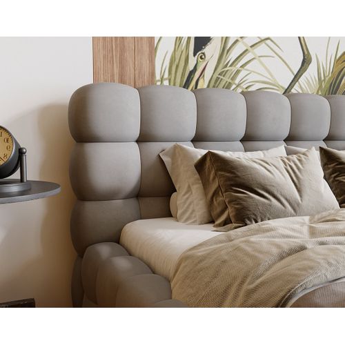 Darling - Lit Coffre - 180x200 Cm - Sommier Inclus - En Velours