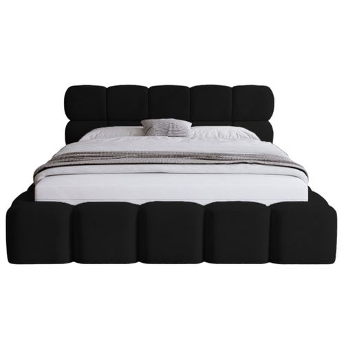 Mariposa - Lit Coffre - 180x200 Cm - Sommier Inclus - En Velours