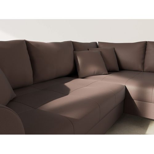 Rune - Canapé D'angle Droit 4 Places En Simili