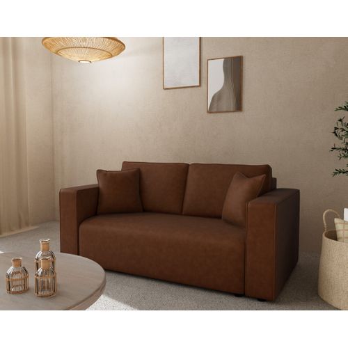 Topaze - Canapé Droit 2 Places En Simili