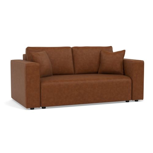 Topaze - Canapé Droit 2 Places En Simili