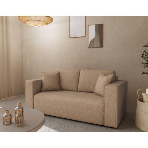 Topaze - Canapé Droit 2 Places En Simili