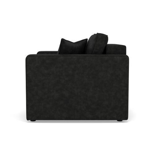 Topaze - Fauteuil En Simili Noir
