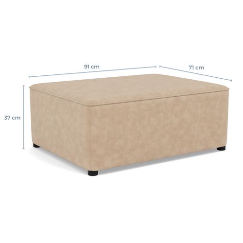 Topaze - Pouf En Simili