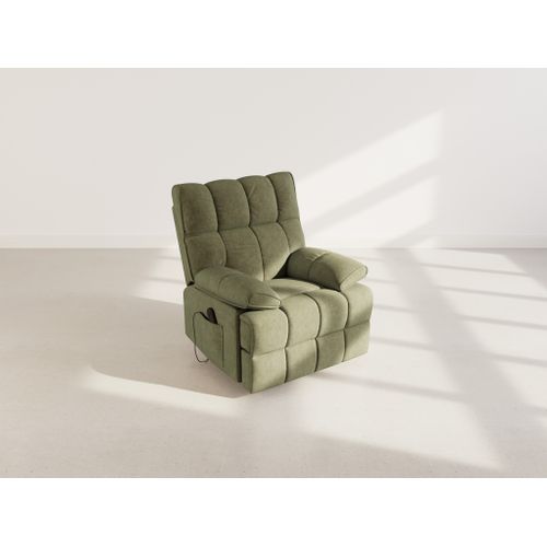 Chandler - Fauteuil Relax Électrique En Velours Texturé