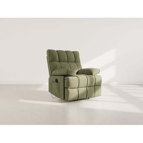 Chandler - Fauteuil Relax Électrique En Velours Texturé