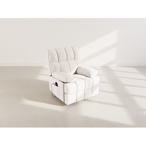 Chandler - Fauteuil Relax Électrique En Velours Texturé
