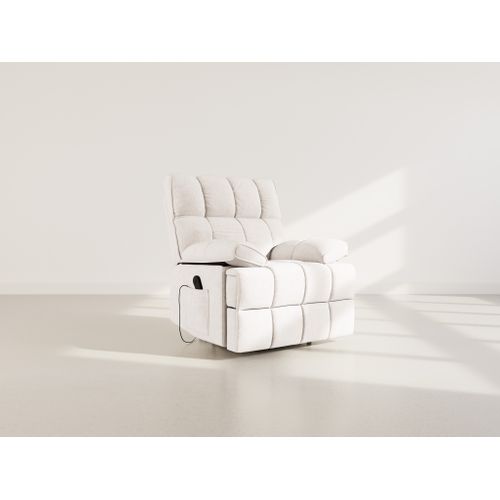 Chandler - Fauteuil Relax Électrique En Velours Texturé