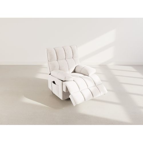 Chandler - Fauteuil Relax Électrique En Velours Texturé