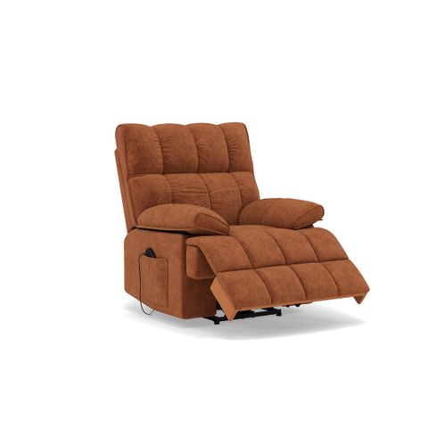 Chandler - Fauteuil Relax Électrique En Velours Texturé