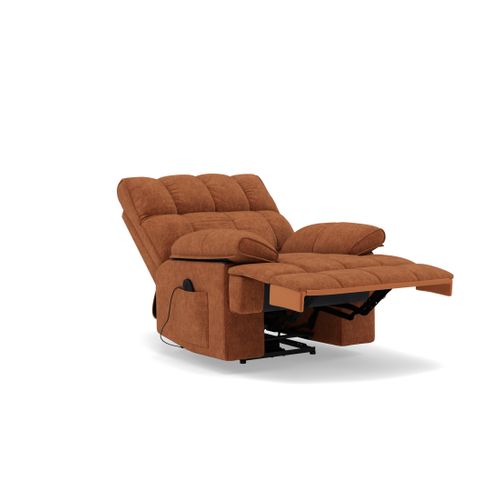 Chandler - Fauteuil Relax Électrique En Velours Texturé