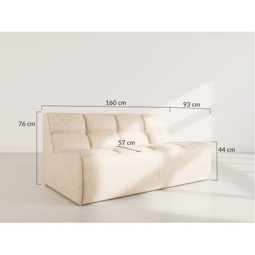 Alya - Canapé 2 Places En Simili