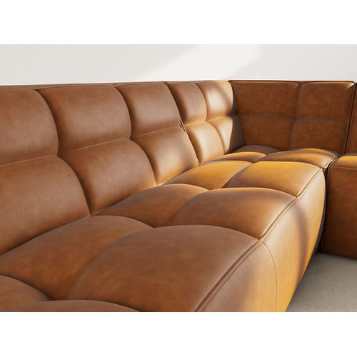 Alya - Canapé Modulable D'angle Réversible 4 Places En Simili