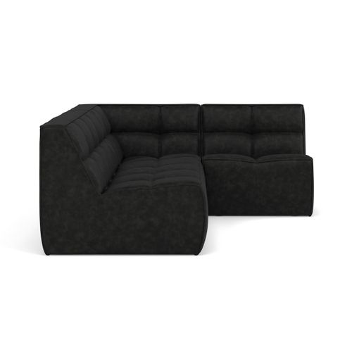 Alya - Canapé Modulable D'angle Réversible 4 Places En Simili