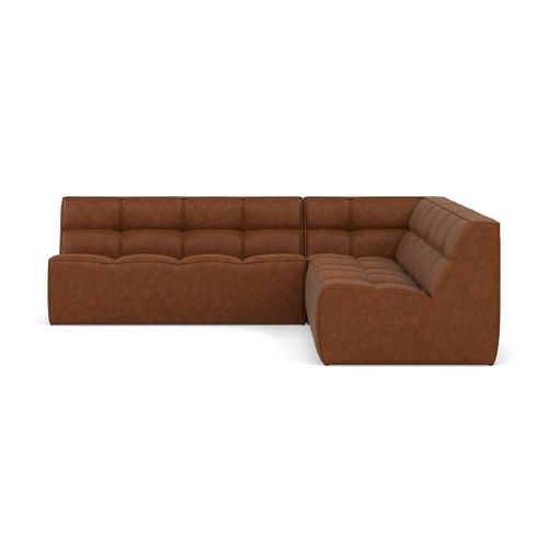 Alya - Canapé Modulable D'angle Réversible 4 Places En Simili