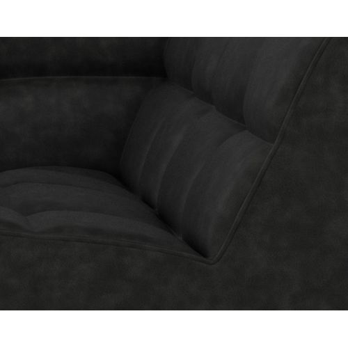 Alya - Canapé Modulable D'angle Réversible 4 Places En Simili