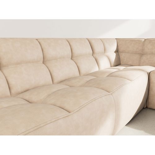 Alya - Canapé Modulable D'angle Réversible 5 Places En Simili