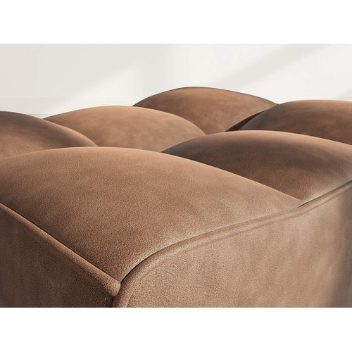 Alya - Pouf En Simili Marron