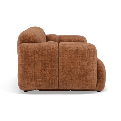 Grace - Canapé Modulable 2 Places En Velours Texturé