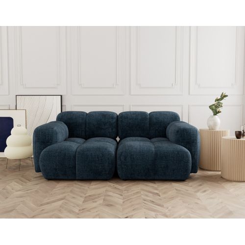 Grace - Canapé Modulable 2 Places En Velours Texturé