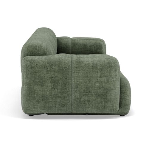 Grace - Canapé Modulable 3 Places En Velours Texturé