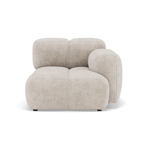 Grace - Module D'assise Droit En Velours Texturé