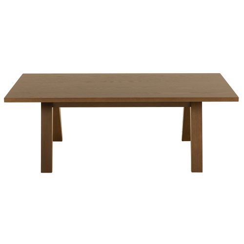Pauline - Table Basse Effet Bois - Chêne Foncé - 130 Cm