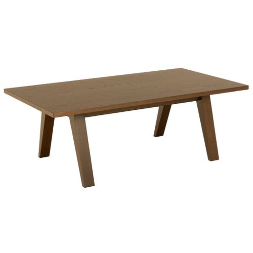 Pauline - Table Basse Effet Bois - Chêne Foncé - 130 Cm