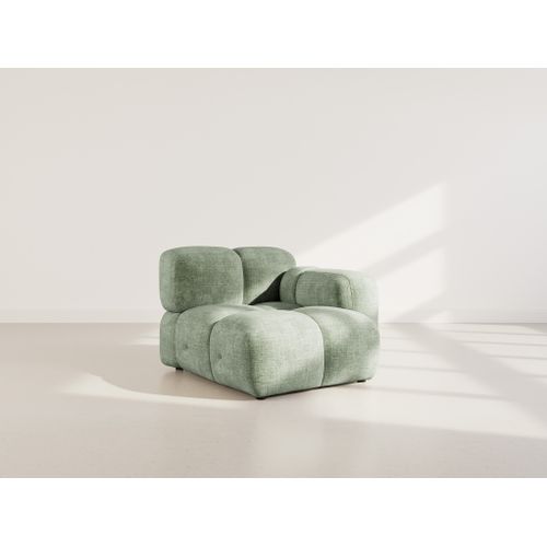 Grace - Module D'assise Droit En Velours Texturé