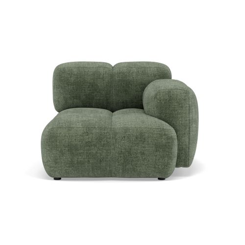 Grace - Module D'assise Droit En Velours Texturé